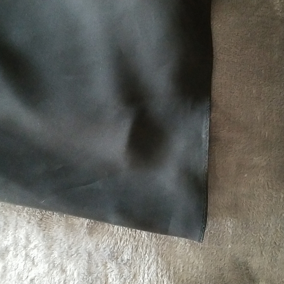 Algo Velvet/Chiffon Evening Gown with Scarf Lined Black Size 10 - Picture 7 of 14